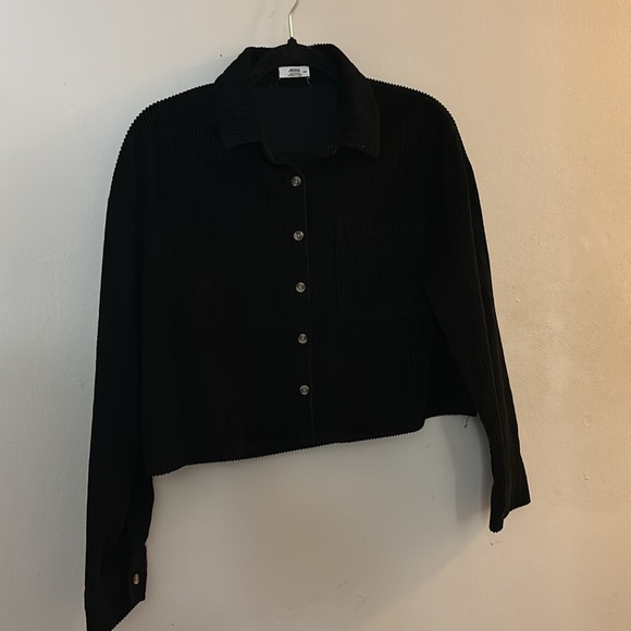 NWOT ARDENE CORDUROY CROP JACKET - Picture 2 of 15